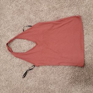 Pink small top with open back